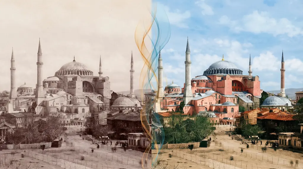 Siyah Beyaz Fotoğraf Renklendirme